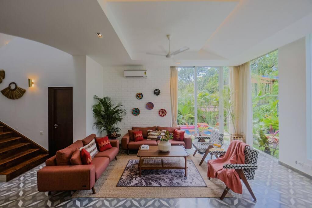 Presidential Luxury Villa Anjuna With Pvt Pool & Bathtub, Most Prime Location Екстериор снимка